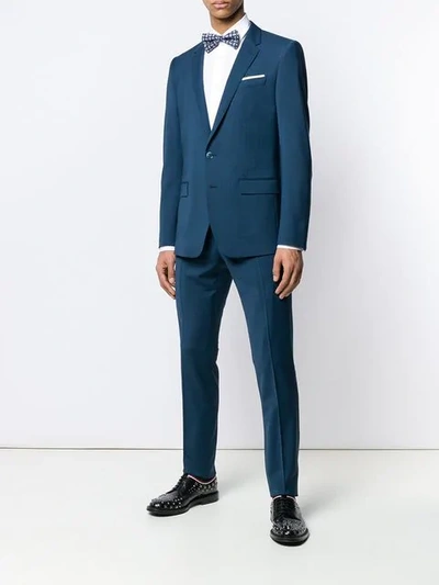 Shop Dolce & Gabbana Two Piece Suit In Blue