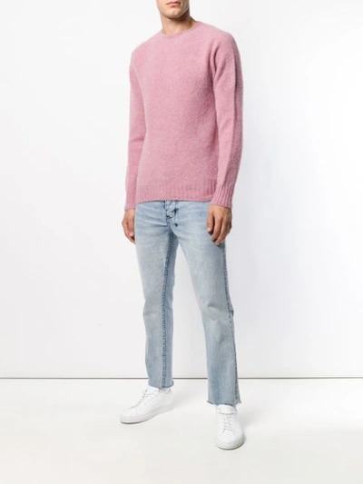 Shop Howlin' Crew Neck Sweater - Pink