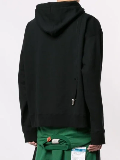 Shop Miharayasuhiro Hooded Sweatshirt In Black