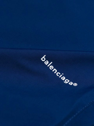 Shop Balenciaga Classic Track Pants In Blue