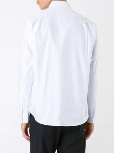 Shop Doublet Contrast Print Shirt - White