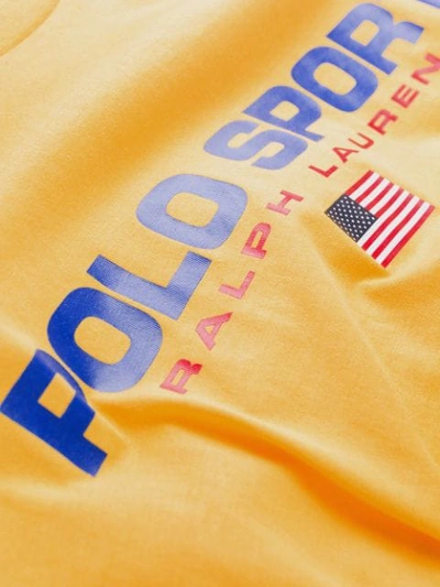 Shop Polo Ralph Lauren Polo Sport T-shirt In Yellow