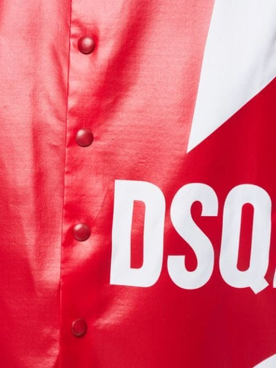 DSQUARED2 MAPLE LEAF PRINT SHIRT - 白色