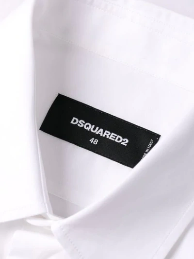 Shop Dsquared2 Maple Leaf Print Shirt In White