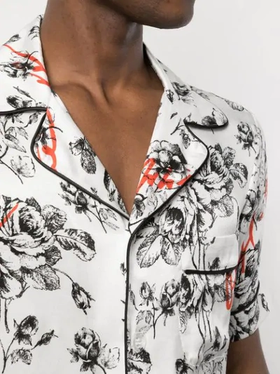 Shop Off-white X The Webster Floral Pajama Shirt In White