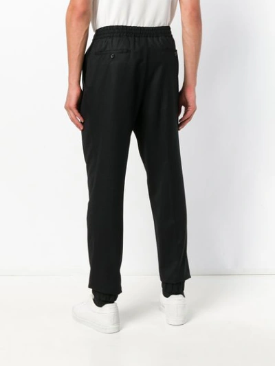 Shop Ermenegildo Zegna Xxx Straight Regular Trousers - Black