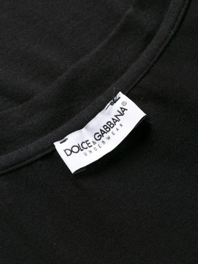 Shop Dolce & Gabbana Tank Top 2-pack In Black