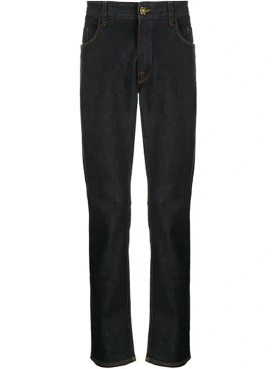 Shop Fendi Straight-leg Jeans In Blue