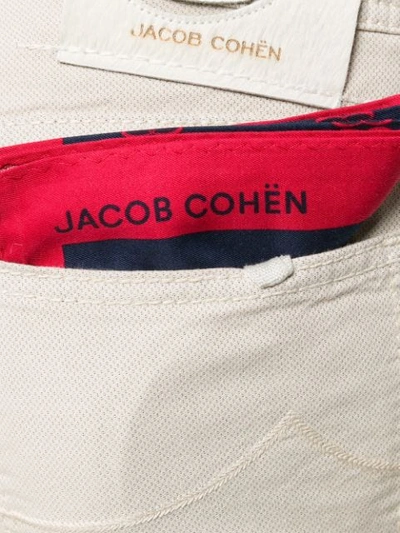 Shop Jacob Cohen Slim In Neutrals