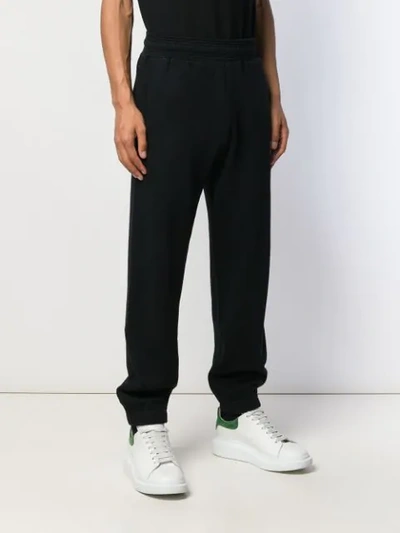 GIVENCHY STRAIGHT-LEG TRACK PANTS - 黑色