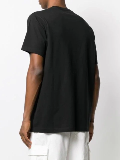 Shop Maharishi Embroidered T-shirt In Black