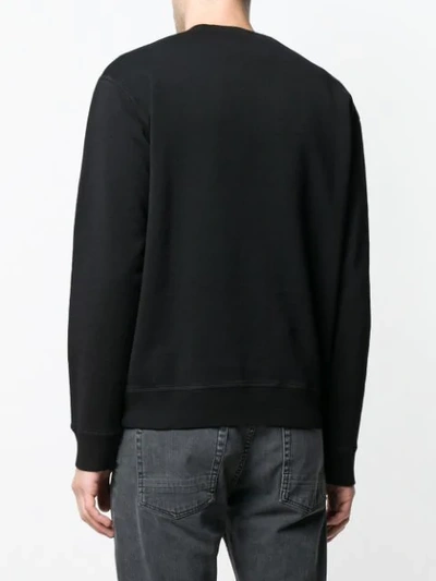 Shop Dsquared2 '64 Twins' Sweatshirt Mit Print In 900 Black