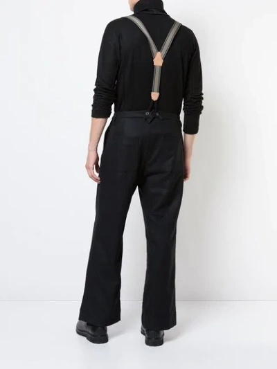 Shop Individual Sentiments Wide Leg Trousers In Black