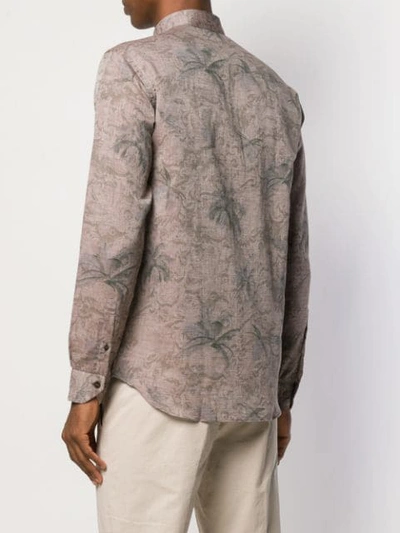 Shop Etro Hemd Mit Print In Neutrals