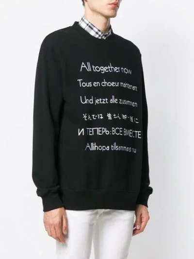 Shop Stella Mccartney All Together Now Sweatshirt In Black