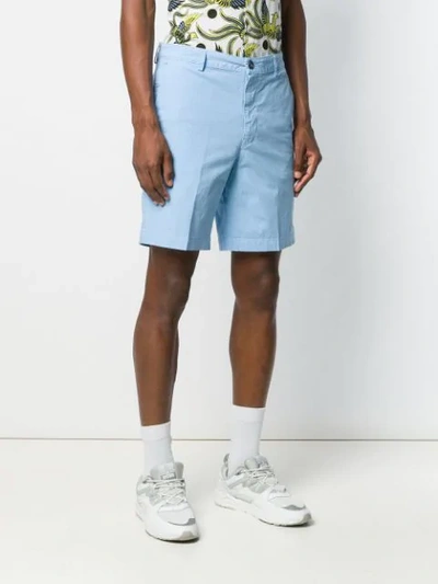 Shop Kenzo Bermuda Shorts In Blue