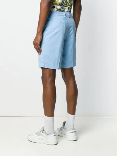 Shop Kenzo Bermuda Shorts In Blue