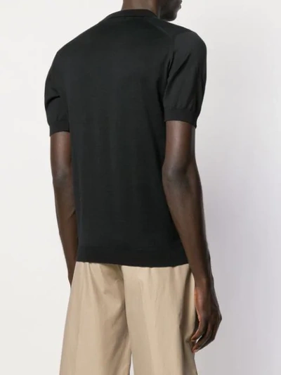 JOHN SMEDLEY OPEN-COLLAR POLO SHIRT 