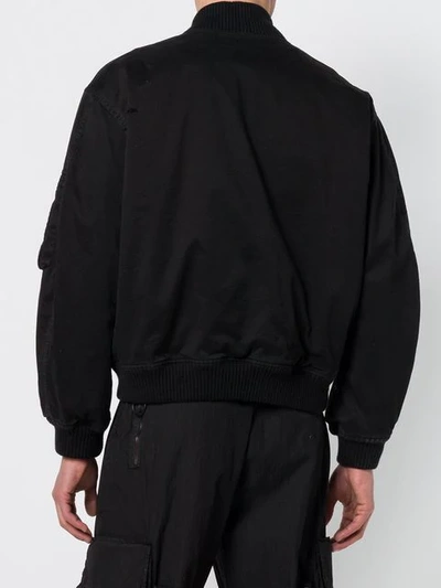 Shop Off-white Bomber Jacket In Black