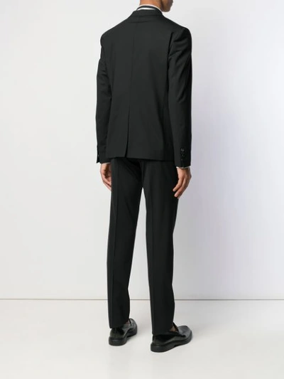 Shop Dsquared2 Tailored Two Piece Suit - Black
