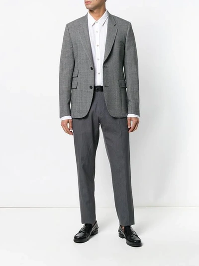 Pt01 Checked Trousers In Grey