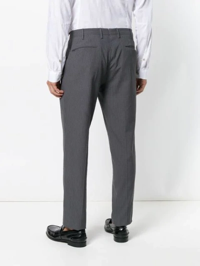 Pt01 Checked Trousers In Grey