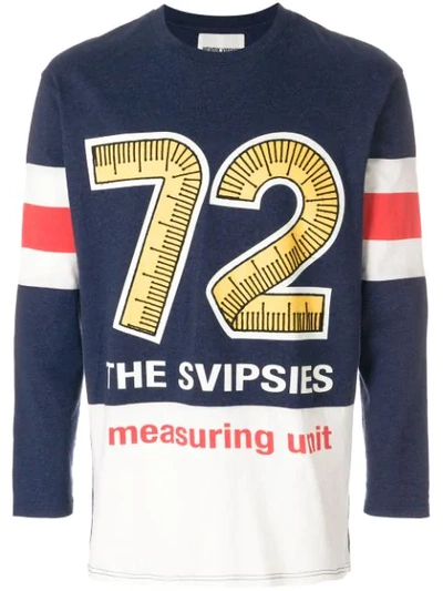 Shop Henrik Vibskov 72 Measuring Sweatshirt In Blue