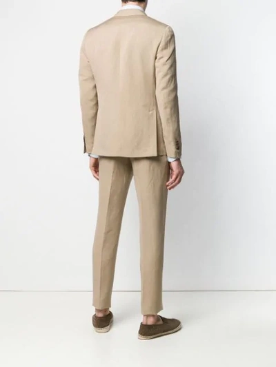 Shop Lardini Two-piece Suit In Neutrals