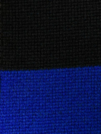 Shop Versace Intarsia-knit Jumper In Black