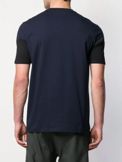 Shop Neil Barrett Thunderbolt T-shirt In Blue