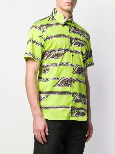 Shop Sss World Corp Chisel Shirt In Green