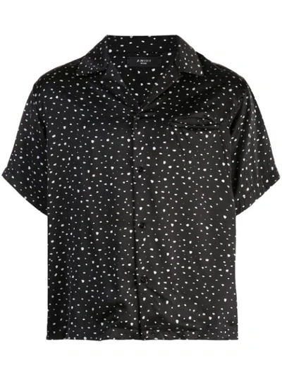 Shop Amiri Spot Print Shirt In Black