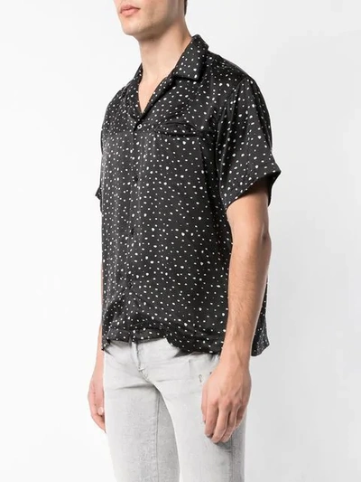 Shop Amiri Spot Print Shirt In Black
