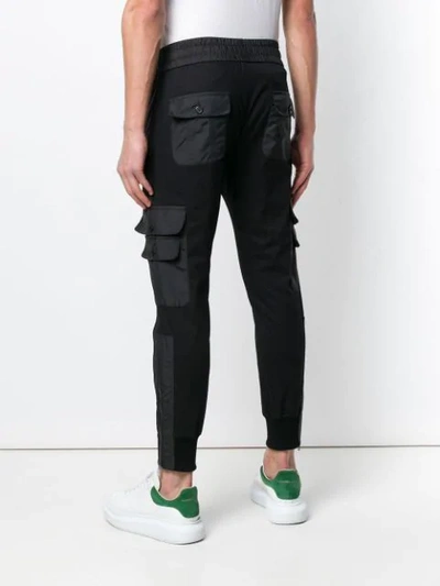 Shop Dolce & Gabbana Patch Jogging Trousers In Black