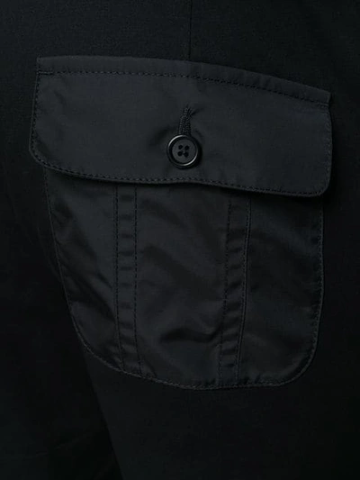 Shop Dolce & Gabbana Patch Jogging Trousers In Black