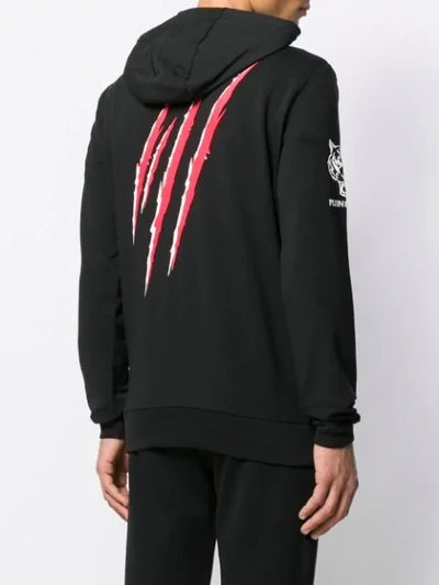 Shop Plein Sport Colour-block Hoodie In Black