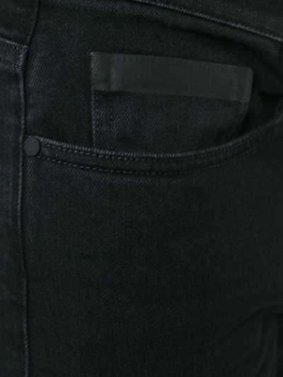Shop Marcelo Burlon County Of Milan Slim Fit Jeans In Black