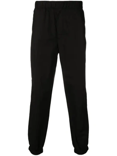 MCQ ALEXANDER MCQUEEN ELASTICATED TRACK TROUSERS - 黑色