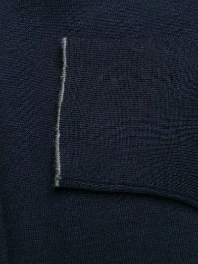 Shop Brunello Cucinelli Zipped Fitted Cardigan In Blue