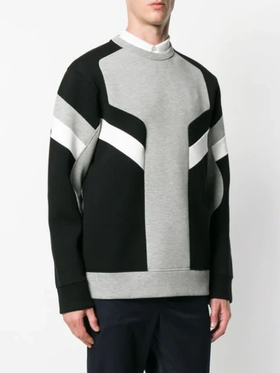 Shop Neil Barrett Modernist Sweatshirt In Grey