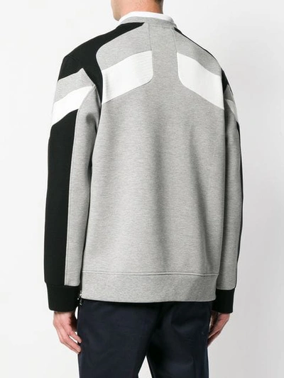 Shop Neil Barrett Modernist Sweatshirt In Grey