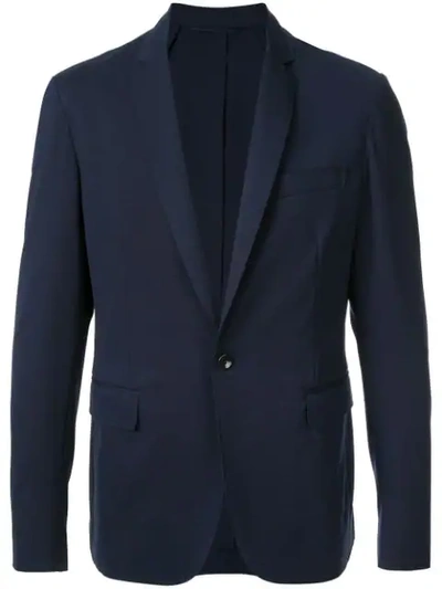 Shop Dondup Slim-fit Blazer In Blue