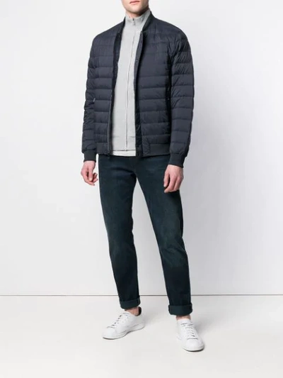 Shop Polo Ralph Lauren Padded Shell Jacket In Blue