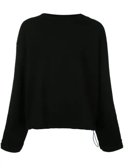 Shop Ben Taverniti Unravel Project Crew-neck Sweatshirt In Black