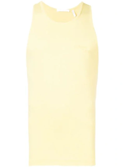 HELMUT LANG CITRIC YELLOW TANK TOP - 黄色