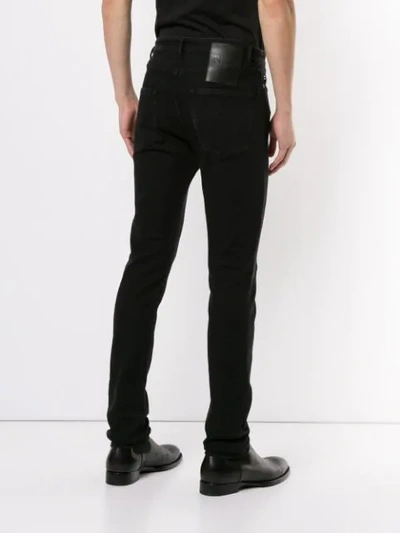 Shop N°21 Mid-rise Slim Fit Denim Jeans In Black