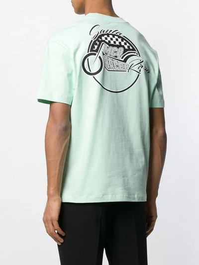 Shop Mcq By Alexander Mcqueen Dropped Shoulder Tee In Green