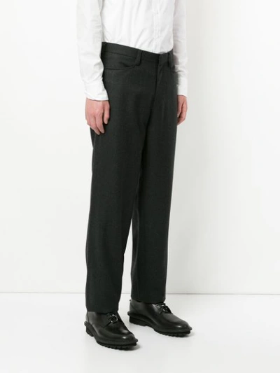 Shop Kolor Tailored Fitted Trousers - Grey
