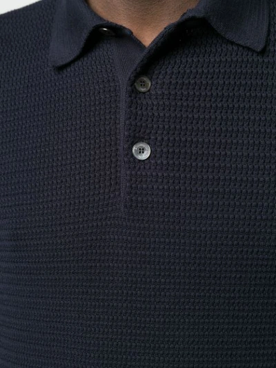 Shop Ermenegildo Zegna Mm Polo Shirt In Blue