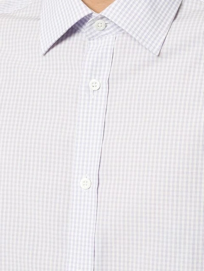 Shop Gieves & Hawkes Checked Shirt In Pink